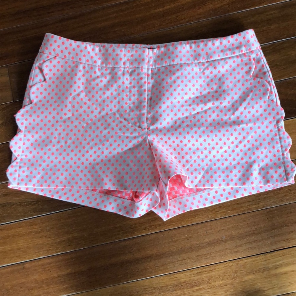 Jcrew scallop shorts